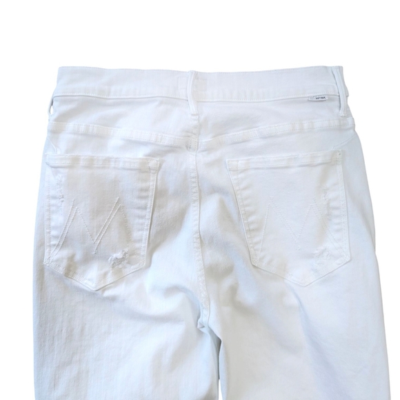 MOTHER Denim High Waisted Rascal Ankle Jeans Little Miss Innocent Stretch - Picture 6 of 12